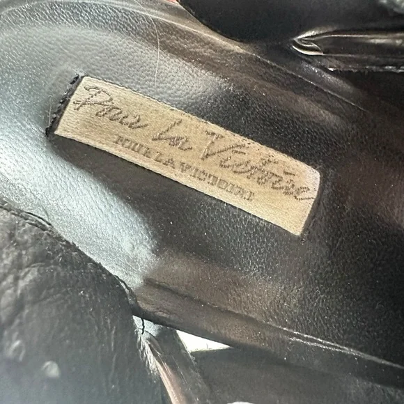 Sexy platforms with rocker edge by Pour La Victoire studded braided straps 9.5 - Picture 4 of 7